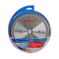 Диск пильный по цветным металлам и пластику  BELMASH 210*2,5/1,6*30; 60T в магазине Стандлер, фото